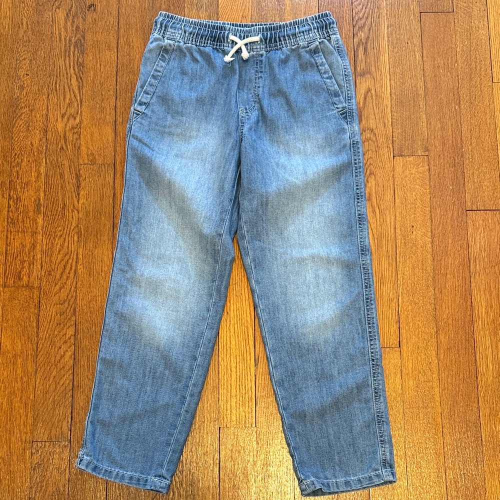 H&M Boys Relaxed Fit Elastic Waist Jeans Size 8